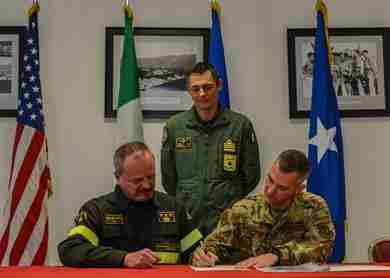 FIRMATO ACCORDO TRA COMANDO PROVINCIALE DEI VIGILI DEL FUOCO DI PORDENONE ED IL FIRE DEPARTMENT DEL 31ST FIGHTER WING 